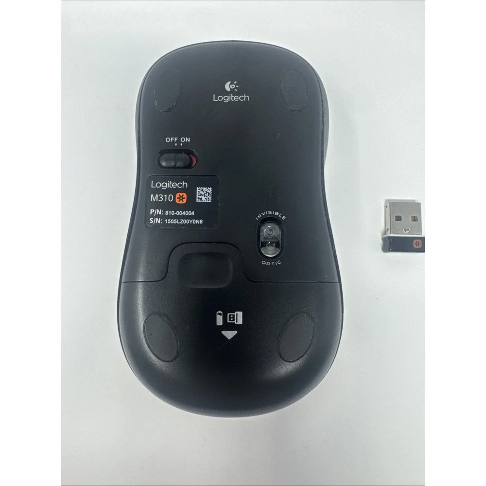 Logitech M310 Wireless Mouse for PC/Mac Silver